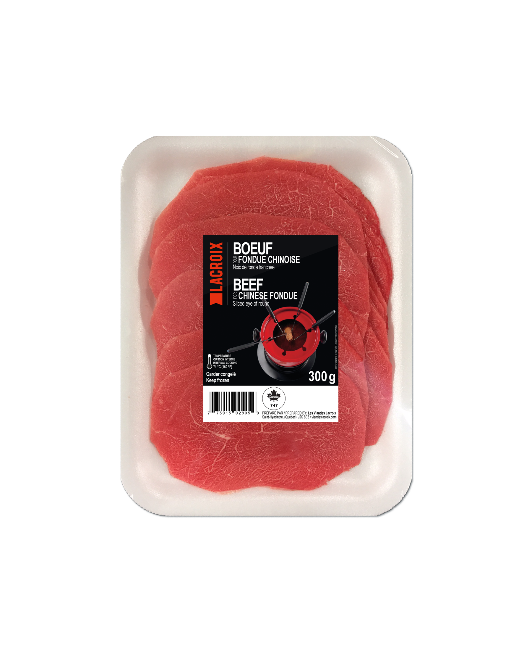 Viandes Lacroix - ​Bœuf tranché mince