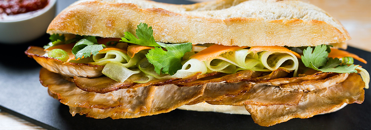 Viandes Lacroix - Banh mi de porc tiède